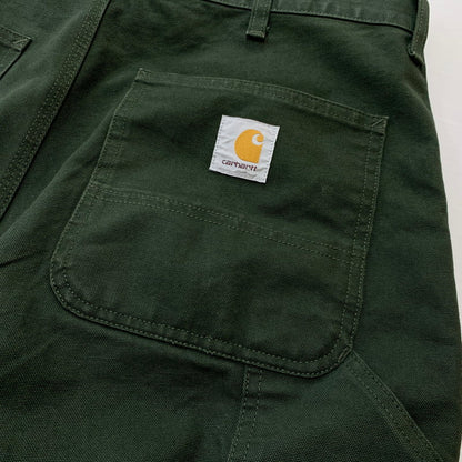 【中古品】【メンズ】 Carhartt WIP カーハート ワークインプログレス SINGLE KNEE PANT I031497 シングル ニー パンツ ボトムス ワークパンツ 156-251214-ts-14-tei サイズ：34 x 32 カラー：グリーン 万代Net店