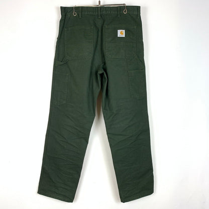 【中古品】【メンズ】 Carhartt WIP カーハート ワークインプログレス SINGLE KNEE PANT I031497 シングル ニー パンツ ボトムス ワークパンツ 156-251214-ts-14-tei サイズ：34 x 32 カラー：グリーン 万代Net店