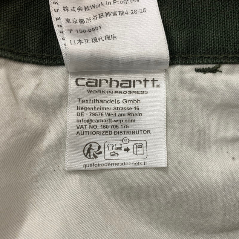【中古品】【メンズ】 Carhartt WIP カーハート ワークインプログレス SINGLE KNEE PANT I031497 シングル ニー パンツ ボトムス ワークパンツ 156-251214-ts-14-tei サイズ：34 x 32 カラー：グリーン 万代Net店