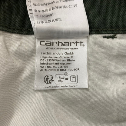 【中古品】【メンズ】 Carhartt WIP カーハート ワークインプログレス SINGLE KNEE PANT I031497 シングル ニー パンツ ボトムス ワークパンツ 156-251214-ts-14-tei サイズ：34 x 32 カラー：グリーン 万代Net店