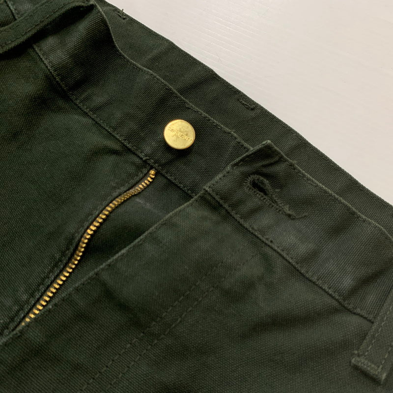 【中古品】【メンズ】 Carhartt WIP カーハート ワークインプログレス SINGLE KNEE PANT I031497 シングル ニー パンツ ボトムス ワークパンツ 156-251214-ts-14-tei サイズ：34 x 32 カラー：グリーン 万代Net店