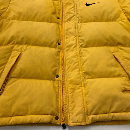 【現状渡し品】【メンズ】 NIKE ナイキ 90’s DOWN JACKET H7 YGT 90年代 ダウンジャケット アウター 148-251214-ts-08-tei サイズ：M カラー：イエロー 万代Net店