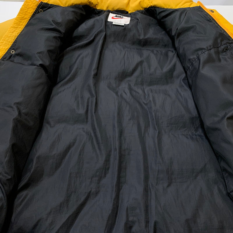 【現状渡し品】【メンズ】 NIKE ナイキ 90’s DOWN JACKET H7 YGT 90年代 ダウンジャケット アウター 148-251214-ts-08-tei サイズ：M カラー：イエロー 万代Net店