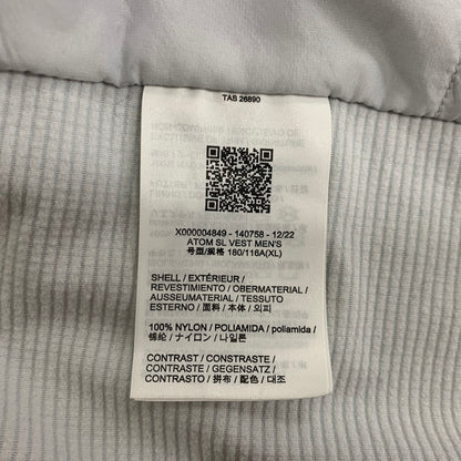 【中古品】【メンズ】 ARC'TERYX アークテリクス ATOM SL VEST X000004849-140757-11 アトム ベスト ライトアウター ナイロンベスト 144-251214-ts-03-tei サイズ：XL カラー：グレー 万代Net店