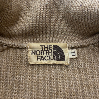 【中古品】【メンズ】 THE NORTH FACE ザ・ノースフェイス 90's HALF ZIP HUNTING KNIT NT-3141 90年代 ハーフジップ ハンティング ニット 長袖 トップス セーター 茶タグ 144-251215-yo-03-tei サイズ：LL カラー：ベージュ 万代Net店