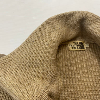 【中古品】【メンズ】 THE NORTH FACE ザ・ノースフェイス 90's HALF ZIP HUNTING KNIT NT-3141 90年代 ハーフジップ ハンティング ニット 長袖 トップス セーター 茶タグ 144-251215-yo-03-tei サイズ：LL カラー：ベージュ 万代Net店