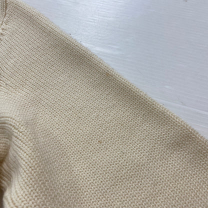 【中古品】【メンズ】 FENDI フェンディ WOOL KNIT SWEATER FZY46 ウール ニット セーター 長袖 トップス アート刺繍 141-260529-sm-02-otoh カラー：アイボリー系 万代Net店