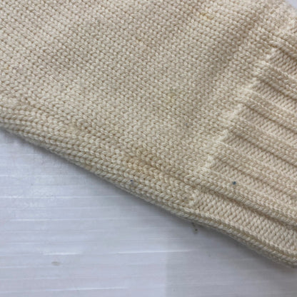 【中古品】【メンズ】 FENDI フェンディ WOOL KNIT SWEATER FZY46 ウール ニット セーター 長袖 トップス アート刺繍 141-260529-sm-02-otoh カラー：アイボリー系 万代Net店