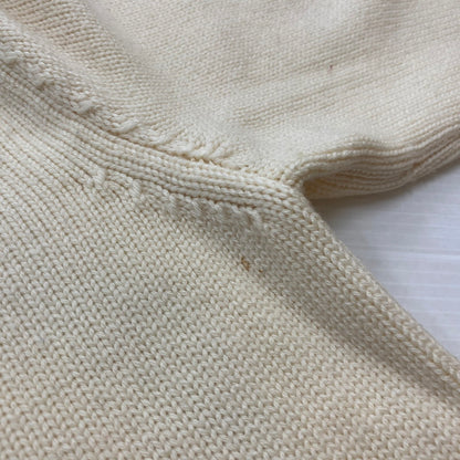 【中古品】【メンズ】 FENDI フェンディ WOOL KNIT SWEATER FZY46 ウール ニット セーター 長袖 トップス アート刺繍 141-260529-sm-02-otoh カラー：アイボリー系 万代Net店