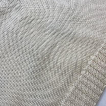 【中古品】【メンズ】 FENDI フェンディ WOOL KNIT SWEATER FZY46 ウール ニット セーター 長袖 トップス アート刺繍 141-260529-sm-02-otoh カラー：アイボリー系 万代Net店