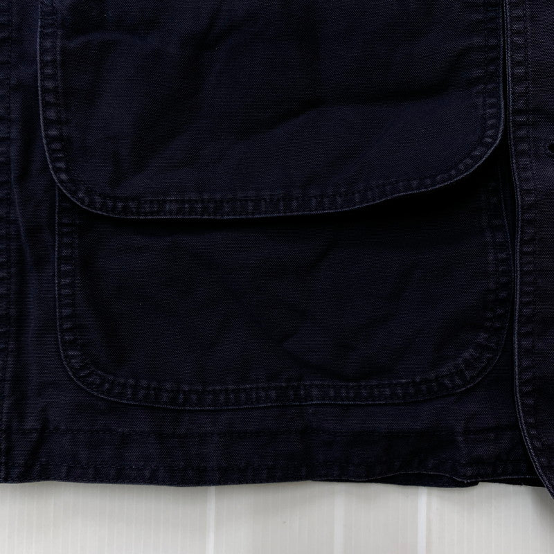 【現状渡し品】【メンズ】 LANDSEND ランズエンド 90~00's DUCK HUNTING JACKET 90~00年代 ダック ハンティングジャケット ライトアウター 145-251216-yy-04-tei サイズ：M カラー：ネイビー 万代Net店