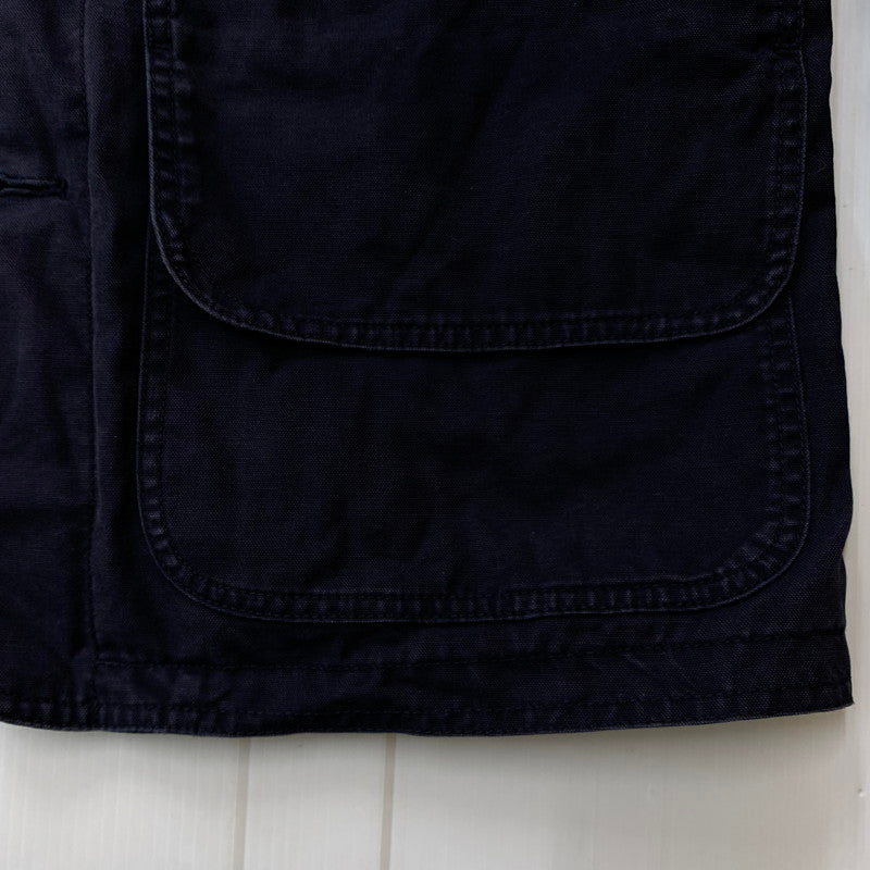 【現状渡し品】【メンズ】 LANDSEND ランズエンド 90~00's DUCK HUNTING JACKET 90~00年代 ダック ハンティングジャケット ライトアウター 145-251216-yy-04-tei サイズ：M カラー：ネイビー 万代Net店