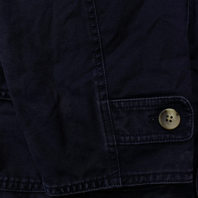 【現状渡し品】【メンズ】 LANDSEND ランズエンド 90~00's DUCK HUNTING JACKET 90~00年代 ダック ハンティングジャケット ライトアウター 145-251216-yy-04-tei サイズ：M カラー：ネイビー 万代Net店