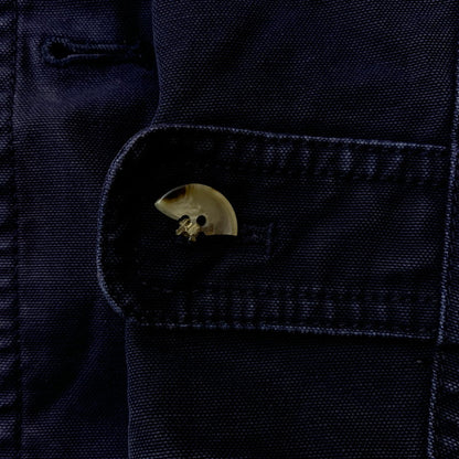 【現状渡し品】【メンズ】 LANDSEND ランズエンド 90~00's DUCK HUNTING JACKET 90~00年代 ダック ハンティングジャケット ライトアウター 145-251216-yy-04-tei サイズ：M カラー：ネイビー 万代Net店