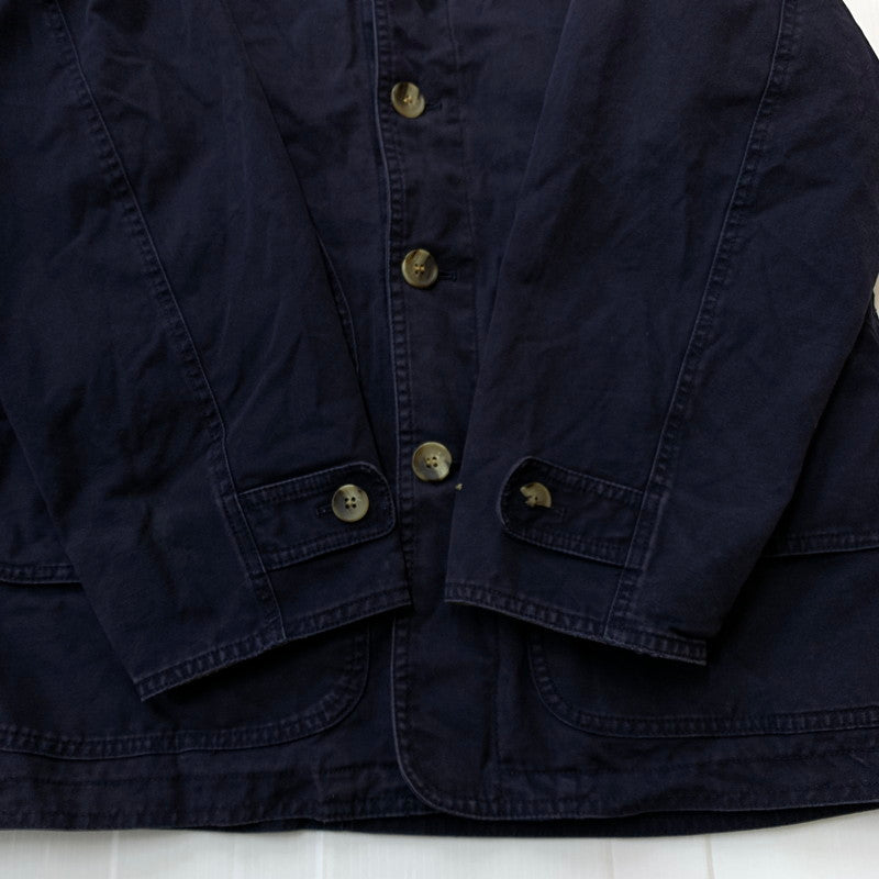 【現状渡し品】【メンズ】 LANDSEND ランズエンド 90~00's DUCK HUNTING JACKET 90~00年代 ダック ハンティングジャケット ライトアウター 145-251216-yy-04-tei サイズ：M カラー：ネイビー 万代Net店
