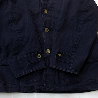 【現状渡し品】【メンズ】 LANDSEND ランズエンド 90~00's DUCK HUNTING JACKET 90~00年代 ダック ハンティングジャケット ライトアウター 145-251216-yy-04-tei サイズ：M カラー：ネイビー 万代Net店