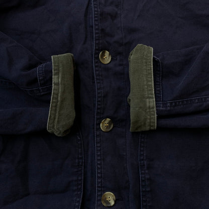 【現状渡し品】【メンズ】 LANDSEND ランズエンド 90~00's DUCK HUNTING JACKET 90~00年代 ダック ハンティングジャケット ライトアウター 145-251216-yy-04-tei サイズ：M カラー：ネイビー 万代Net店