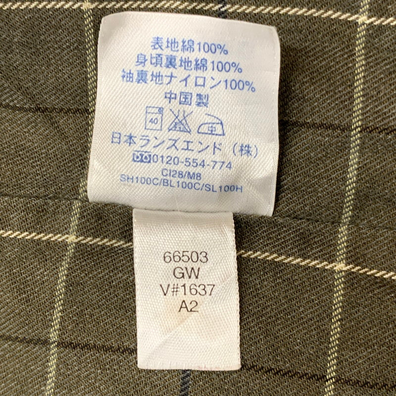 【現状渡し品】【メンズ】 LANDSEND ランズエンド 90~00's DUCK HUNTING JACKET 90~00年代 ダック ハンティングジャケット ライトアウター 145-251216-yy-04-tei サイズ：M カラー：ネイビー 万代Net店