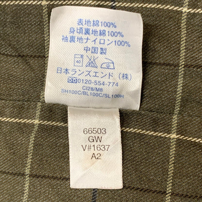 【現状渡し品】【メンズ】 LANDSEND ランズエンド 90~00's DUCK HUNTING JACKET 90~00年代 ダック ハンティングジャケット ライトアウター 145-251216-yy-04-tei サイズ：M カラー：ネイビー 万代Net店