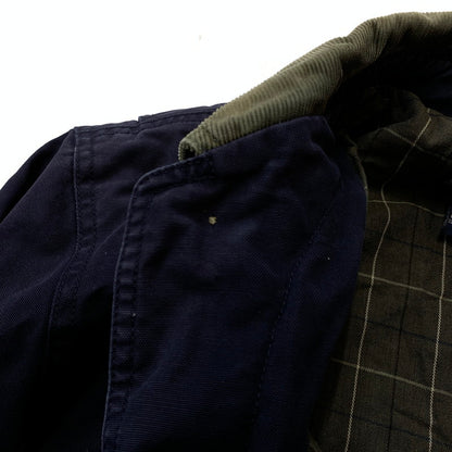 【現状渡し品】【メンズ】 LANDSEND ランズエンド 90~00's DUCK HUNTING JACKET 90~00年代 ダック ハンティングジャケット ライトアウター 145-251216-yy-04-tei サイズ：M カラー：ネイビー 万代Net店