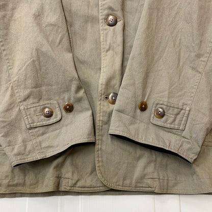 【現状渡し品】【メンズ】 LANDSEND ランズエンド 90's HUNTING JACKET 90年代 ハンティングジャケット ライトアウター 145-251216-yy-05-tei サイズ：XL カラー：ベージュ 万代Net店