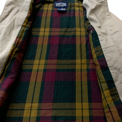 【現状渡し品】【メンズ】 LANDSEND ランズエンド 90's HUNTING JACKET 90年代 ハンティングジャケット ライトアウター 145-251216-yy-05-tei サイズ：XL カラー：ベージュ 万代Net店