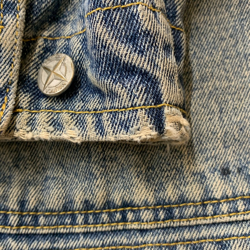 【現状渡し品】【メンズ】 NAUTICA ノーティカ 90's DENIM COVERALL 90年代 デニム カバーオール ジャケット ライトアウター 144-251216-yy-03-tei サイズ：M カラー：インディゴ 万代Net店