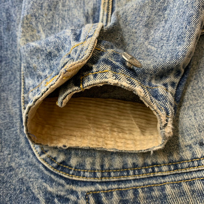 【現状渡し品】【メンズ】 NAUTICA ノーティカ 90's DENIM COVERALL 90年代 デニム カバーオール ジャケット ライトアウター 144-251216-yy-03-tei サイズ：M カラー：インディゴ 万代Net店