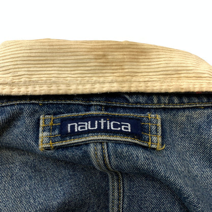 【現状渡し品】【メンズ】 NAUTICA ノーティカ 90's DENIM COVERALL 90年代 デニム カバーオール ジャケット ライトアウター 144-251216-yy-03-tei サイズ：M カラー：インディゴ 万代Net店