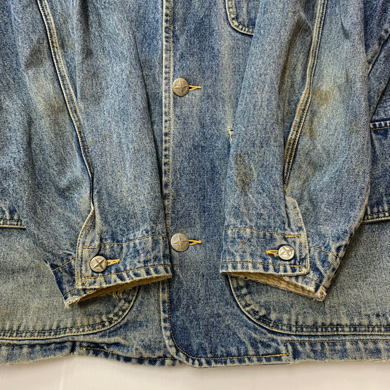 【現状渡し品】【メンズ】 NAUTICA ノーティカ 90's DENIM COVERALL 90年代 デニム カバーオール ジャケット ライトアウター 144-251216-yy-03-tei サイズ：M カラー：インディゴ 万代Net店