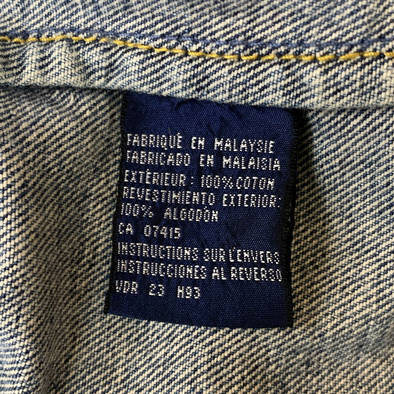 【現状渡し品】【メンズ】 NAUTICA ノーティカ 90's DENIM COVERALL 90年代 デニム カバーオール ジャケット ライトアウター 144-251216-yy-03-tei サイズ：M カラー：インディゴ 万代Net店