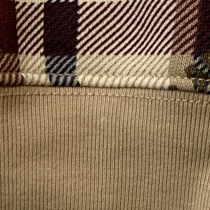 【中古品】【メンズ】 A BATHING APE アベイシングエイプ CREWNECK CHECK SWEAT 001SWJ801061I クルーネック チェック スウェット 長袖 トップス トレーナー 142-251216-yy-01-tei サイズ：S カラー：ブラウン 万代Net店