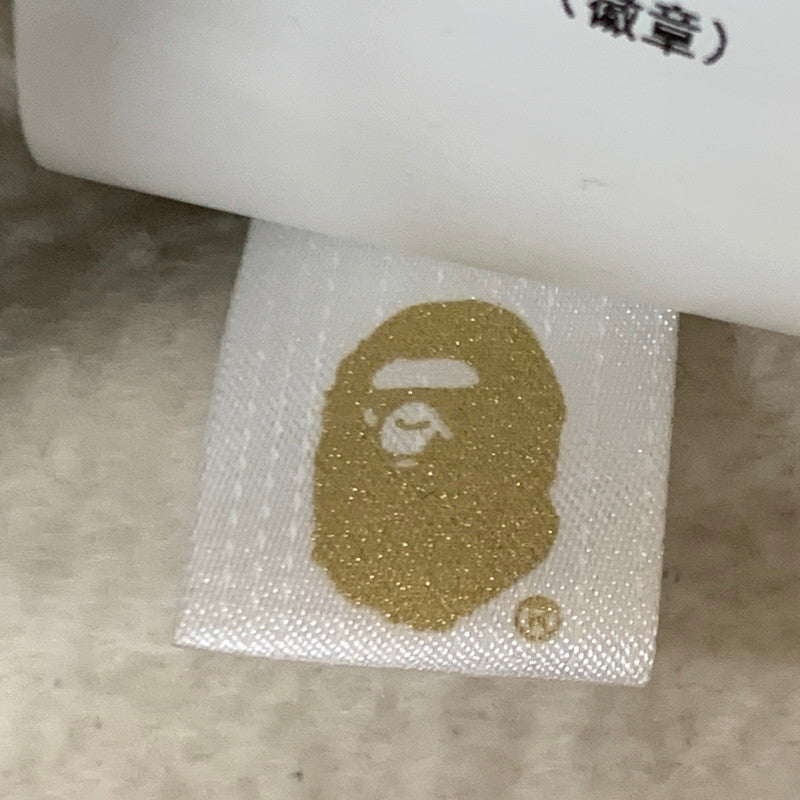 【中古品】【メンズ】 A BATHING APE アベイシングエイプ CREWNECK CHECK SWEAT 001SWJ801061I クルーネック チェック スウェット 長袖 トップス トレーナー 142-251216-yy-01-tei サイズ：S カラー：ブラウン 万代Net店