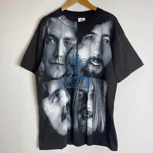 【中古品】【メンズ】 LED ZEPPELIN レッド・ツェッペリン FRONT MEMBER OVP WINTERLAND S/S TEE フロントメンバー OVP ウィンターランド Tシャツ トップス 半袖 145-251220-ts-05-tei サイズ：L カラー：ブラック 万代Net店