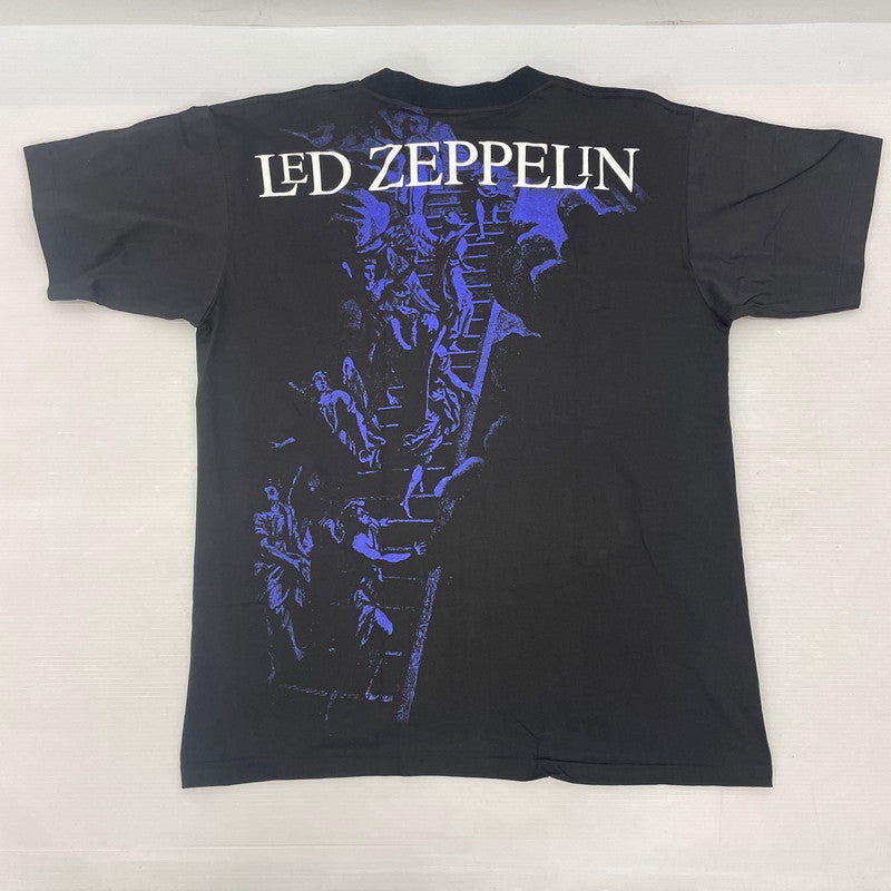 【中古品】【メンズ】 LED ZEPPELIN レッド・ツェッペリン FRONT MEMBER OVP WINTERLAND S/S TEE フロントメンバー OVP ウィンターランド Tシャツ トップス 半袖 145-251220-ts-05-tei サイズ：L カラー：ブラック 万代Net店
