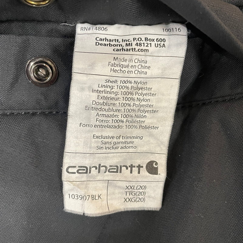 【中古品】【メンズ/レディース】 Carhartt カーハート SHERPA FLEECE VEST 103907 シェルパ フリースベスト ライトアウター リバーシブル 145-251220-ts-06-tei サイズ：XXL カラー：ブラック 万代Net店