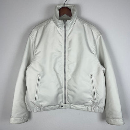 【現状渡し品】【メンズ/レディース】 STUSSY ステューシー PILE LINED ZIP JACKET 115887 パイル ラインド ジップ ジャケット アウター ブルゾン コーデュラ 142-251220-ts-03-tei サイズ：S カラー：ホワイト 万代Net店