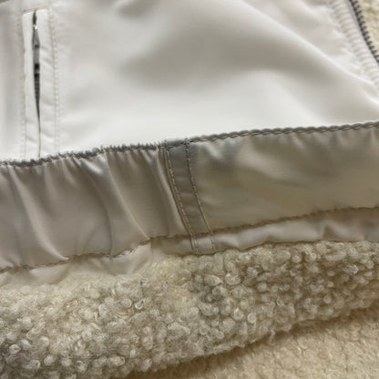 【現状渡し品】【メンズ/レディース】 STUSSY ステューシー PILE LINED ZIP JACKET 115887 パイル ラインド ジップ ジャケット アウター ブルゾン コーデュラ 142-251220-ts-03-tei サイズ：S カラー：ホワイト 万代Net店