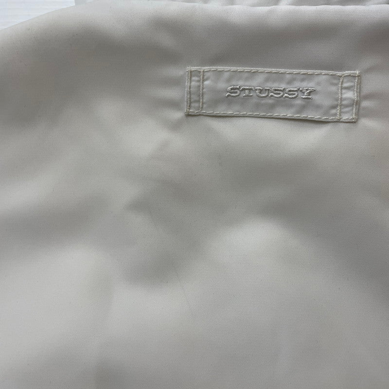 【現状渡し品】【メンズ/レディース】 STUSSY ステューシー PILE LINED ZIP JACKET 115887 パイル ラインド ジップ ジャケット アウター ブルゾン コーデュラ 142-251220-ts-03-tei サイズ：S カラー：ホワイト 万代Net店