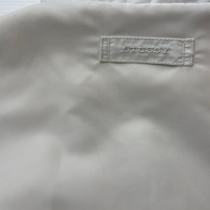 【現状渡し品】【メンズ/レディース】 STUSSY ステューシー PILE LINED ZIP JACKET 115887 パイル ラインド ジップ ジャケット アウター ブルゾン コーデュラ 142-251220-ts-03-tei サイズ：S カラー：ホワイト 万代Net店
