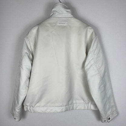 【現状渡し品】【メンズ/レディース】 STUSSY ステューシー PILE LINED ZIP JACKET 115887 パイル ラインド ジップ ジャケット アウター ブルゾン コーデュラ 142-251220-ts-03-tei サイズ：S カラー：ホワイト 万代Net店