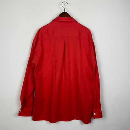 【中古品】【メンズ】 LEH レー 25FW ANARCHY POCKET SHIRTS LEH1082 アナーキー ポケット シャツ 長袖 トップス 140-251222-yo-15-tei サイズ：M カラー：レッド 万代Net店