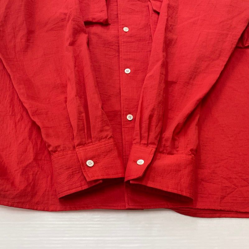 【中古品】【メンズ】 LEH レー 25FW ANARCHY POCKET SHIRTS LEH1082 アナーキー ポケット シャツ 長袖 トップス 140-251222-yo-15-tei サイズ：M カラー：レッド 万代Net店