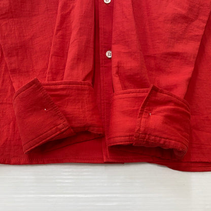 【中古品】【メンズ】 LEH レー 25FW ANARCHY POCKET SHIRTS LEH1082 アナーキー ポケット シャツ 長袖 トップス 140-251222-yo-15-tei サイズ：M カラー：レッド 万代Net店