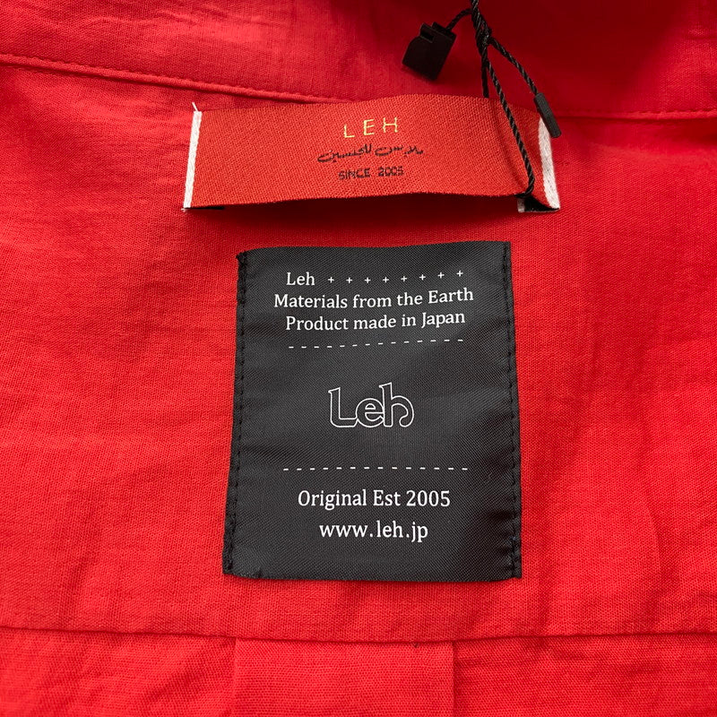 【中古品】【メンズ】 LEH レー 25FW ANARCHY POCKET SHIRTS LEH1082 アナーキー ポケット シャツ 長袖 トップス 140-251222-yo-15-tei サイズ：M カラー：レッド 万代Net店