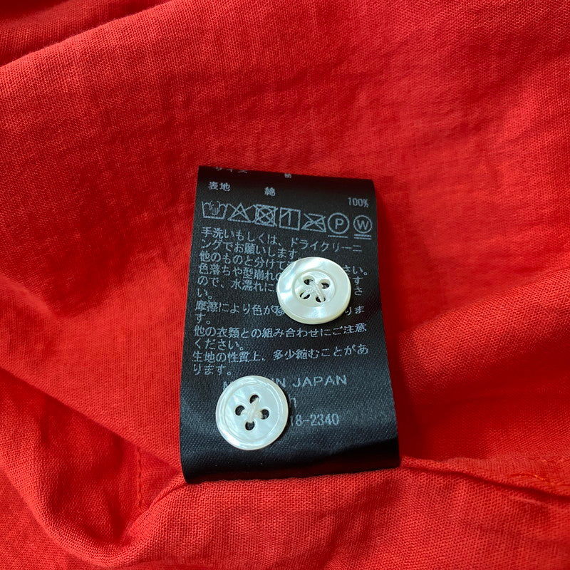 【中古品】【メンズ】 LEH レー 25FW ANARCHY POCKET SHIRTS LEH1082 アナーキー ポケット シャツ 長袖 トップス 140-251222-yo-15-tei サイズ：M カラー：レッド 万代Net店