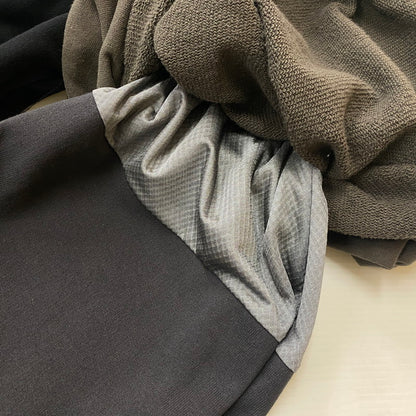 【中古品】【メンズ】 LEH レー LAYERED WIDE TRACK PANTS LEH1096 レイヤード ワイド トラックパンツ ボトムス スウェットパンツ 151-251222-yo-08-tei サイズ：S カラー：Ink Black Mix 万代Net店