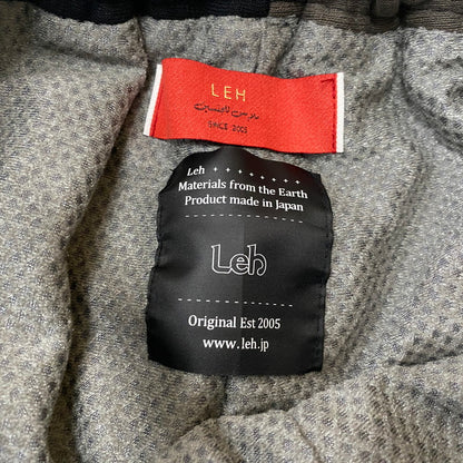 【中古品】【メンズ】 LEH レー LAYERED WIDE TRACK PANTS LEH1096 レイヤード ワイド トラックパンツ ボトムス スウェットパンツ 151-251222-yo-08-tei サイズ：S カラー：Ink Black Mix 万代Net店
