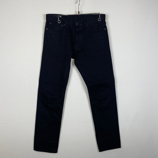 【中古品】【メンズ】 MINEDENIM マインデニム STANDARD SLIM OWS DENIM PANTS FPKH101NSTBL-99-322-2 101 スタンダード スリム デニムパンツ ボトムス 151-251222-yo-02-tei サイズ：9 カラー：ブラック 万代Net店