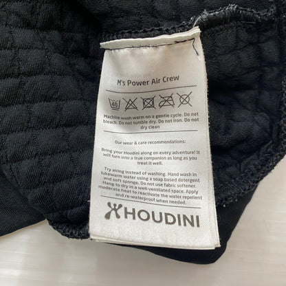 【中古品】【メンズ】 HOUDINI フーディニ M'S POWER AIR CREW 220134 パワー エア クルー 長袖 トップス トレーナー 144-251222-yo-11-tei サイズ：S カラー：True Black 万代Net店
